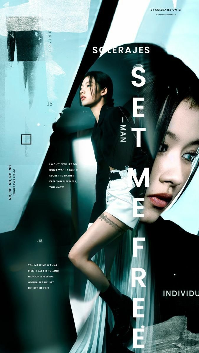 Set Me Free fashion editorial poster