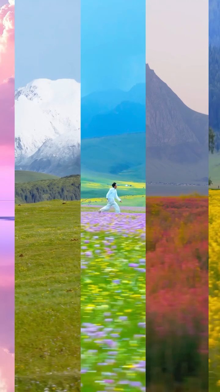 Landscape colour study for a nature reel