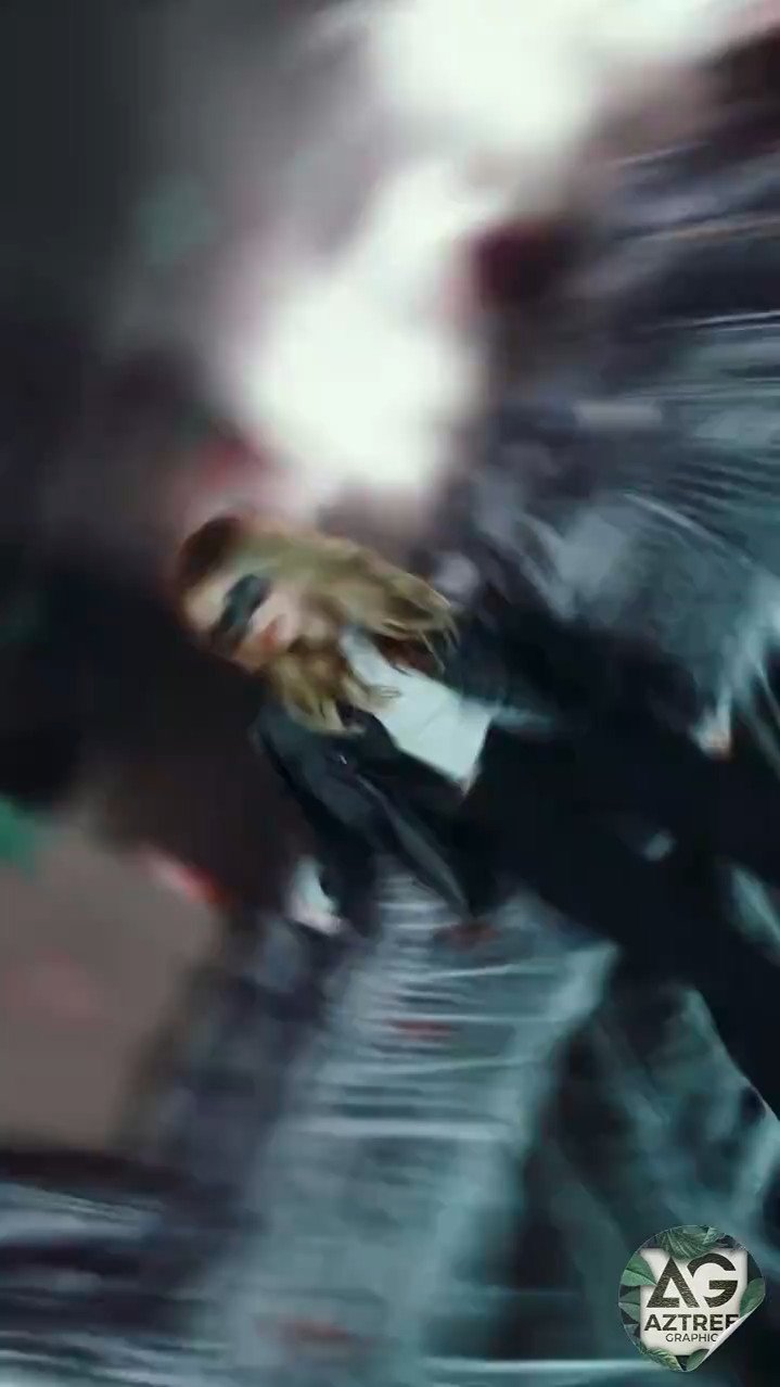 Fashion editorial captured in motion