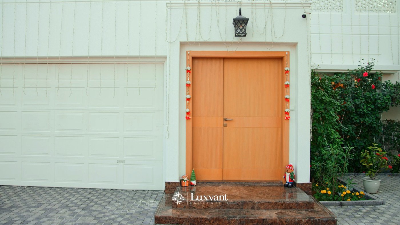 Villa entrance, branded property walkthrough
